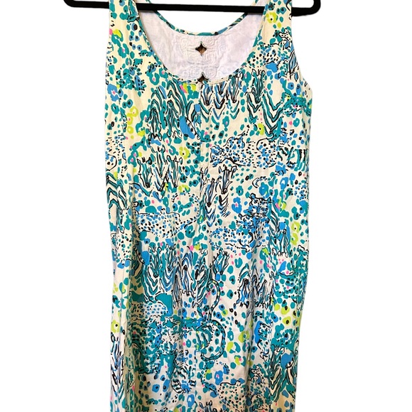 Lilly Pulitzer Ember Shift Dress Sea Oats Escapade size 10, cotton, lined - Picture 3 of 6